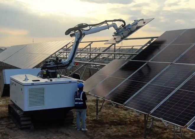 China ya tiene un robot que instala 1.000 paneles solares al día. Es su arma para seguir dominando las renovables