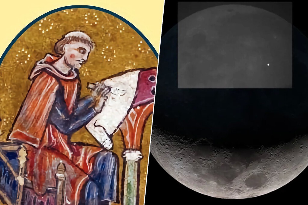 En 1178 un monje se dio cuenta de que la Luna «latía como una serpiente herida». Hoy sabemos qué son esos destellos