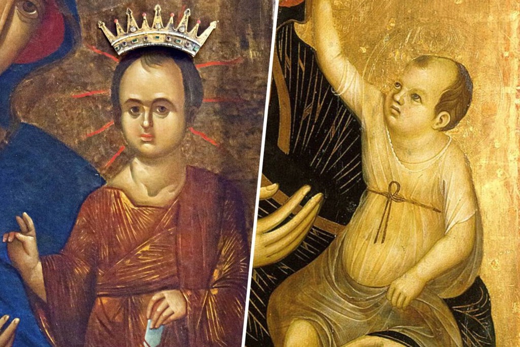 En la Edad Media el niño Jesús aparecía representado como un «bebé anciano». El motivo aún fascina a los expertos