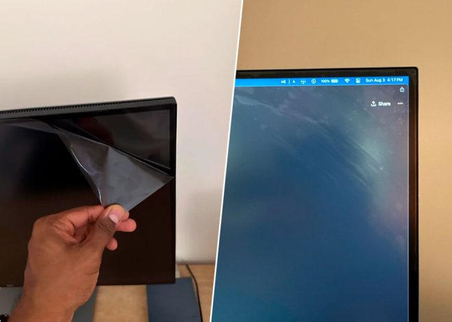 «Me odio a mí mismo»: cuando un hombre quitó el plástico protector a su monitor se dio cuenta de que no era el plástico protector