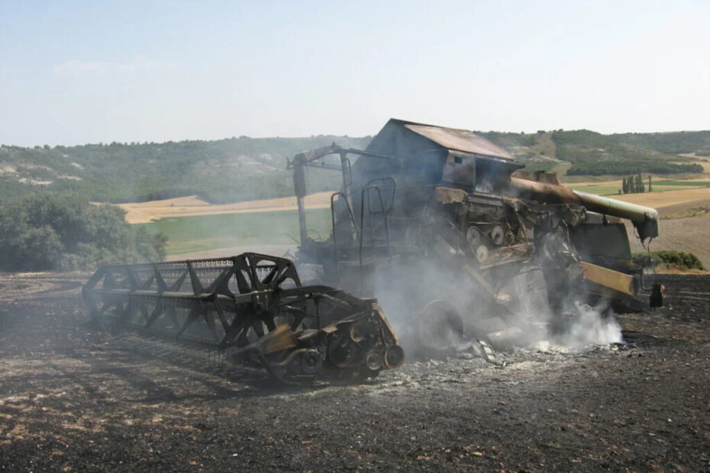 Los incendios vuelven a amenazar al campo: el mal uso de la maquinaria agrícola está detrás de un sorprendente número de eventos
